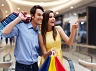 Smiling-couple-shopping