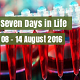 Advancements in Life Sciences' Seven Days in Life  (08 - 14 August 2016)
