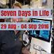 Advancements in Life Sciences' Seven Days in Life (28 August - 04 September 2016)